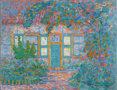 Kleines Haus im Sonnenlicht, ca. 1910 von Piet Mondrian